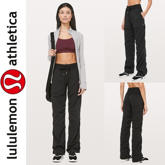 lululemon athletica Pants - SOLD Lululemon Black Adjustable Dance Studio Pant